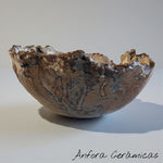 Cuenco Textura Beige Marrón y Azul