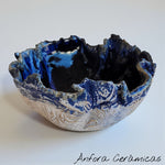 Cuenco Textura Azul Cobalto