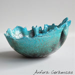 Cuenco Orgánico Turquesa