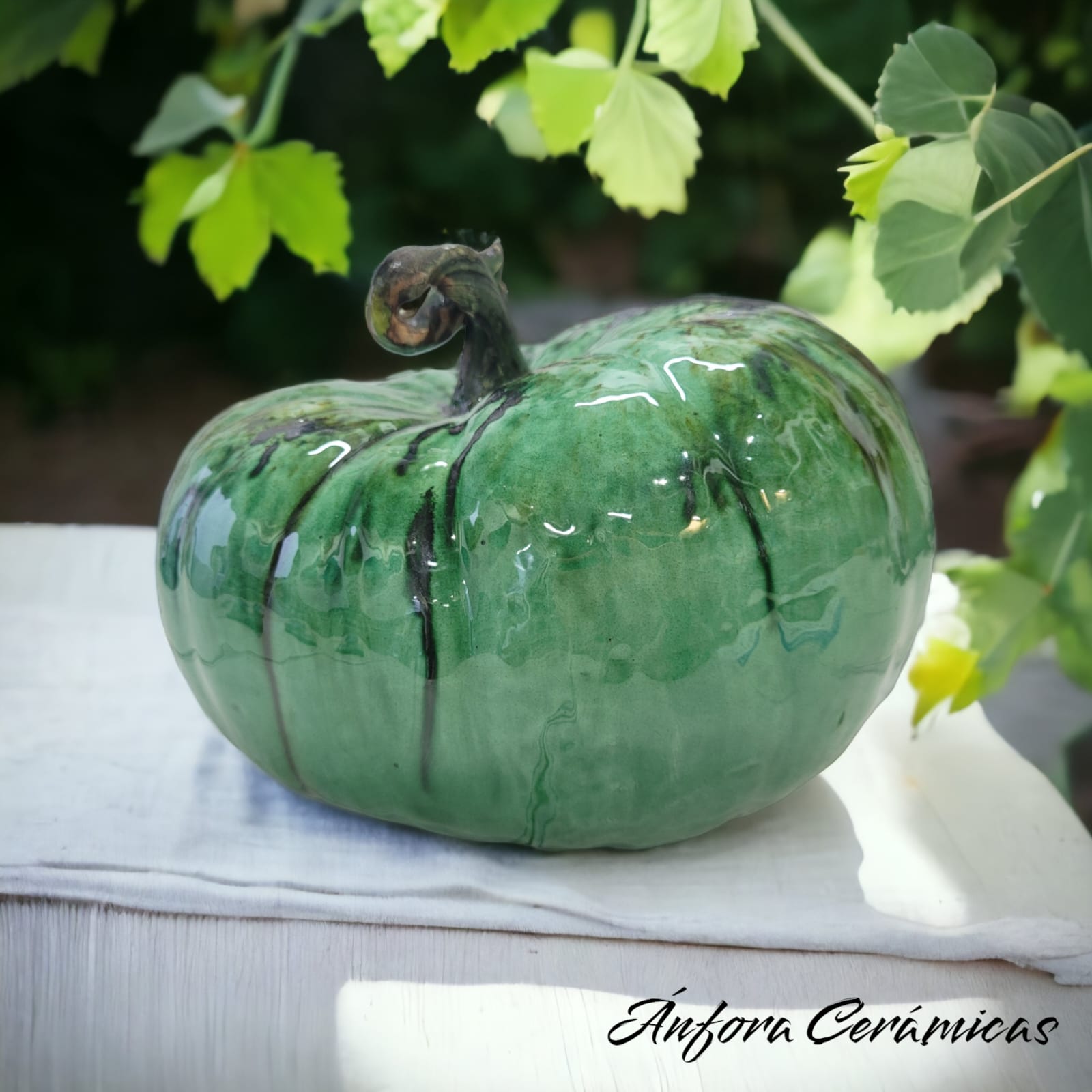 Calabaza de Cerámica Verde, verdura