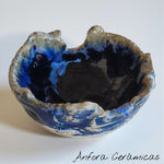 Cuenco Textura Azul Cobalto