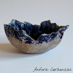 Cuenco Textura Azul Cobalto