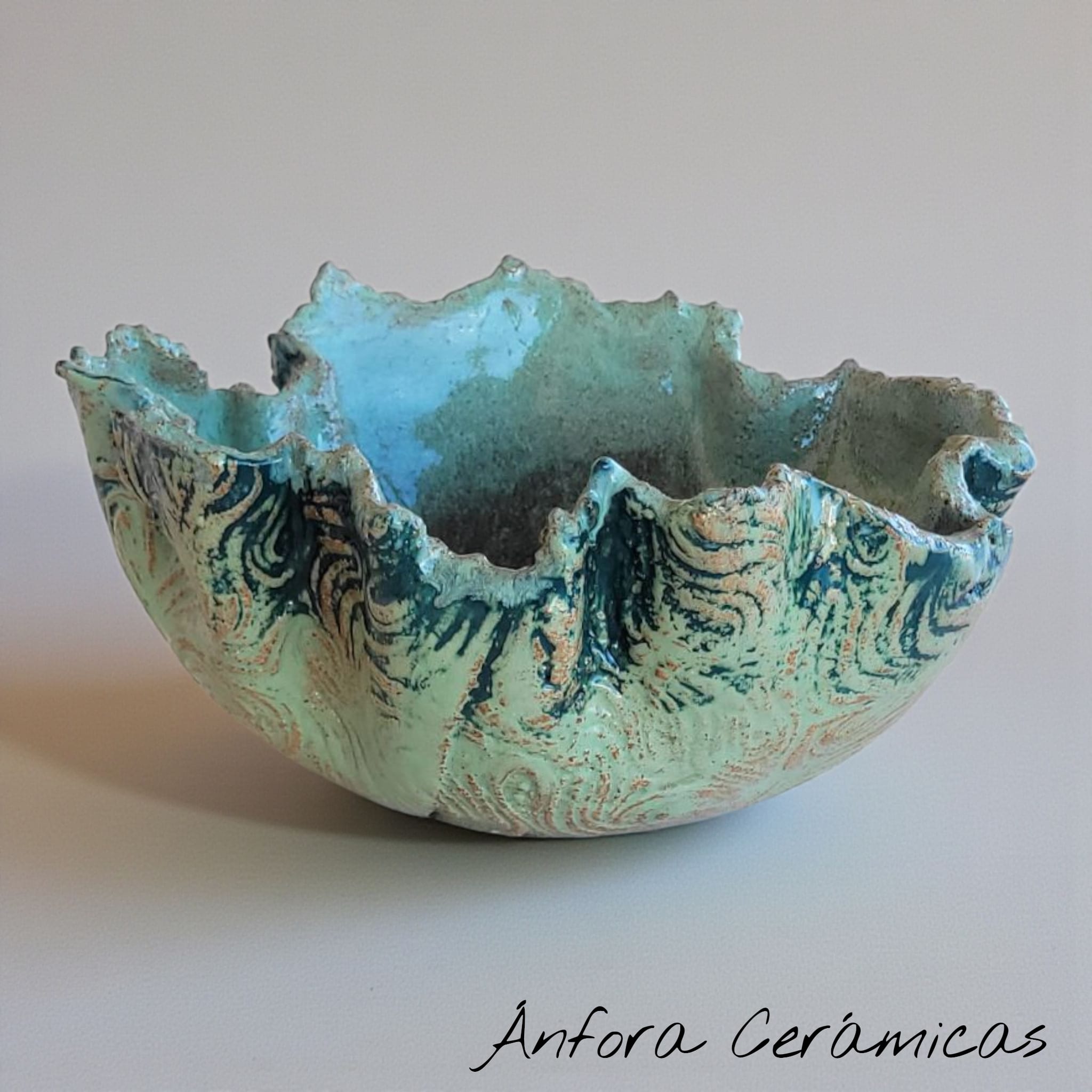 Cuenco Textura Verde claro