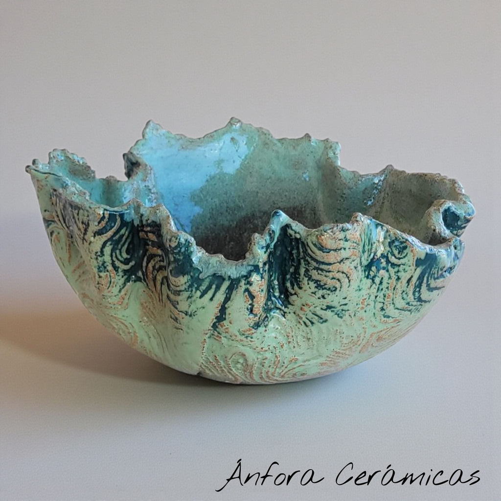 Cuenco Textura Verde claro