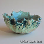 Cuenco Textura Verde claro