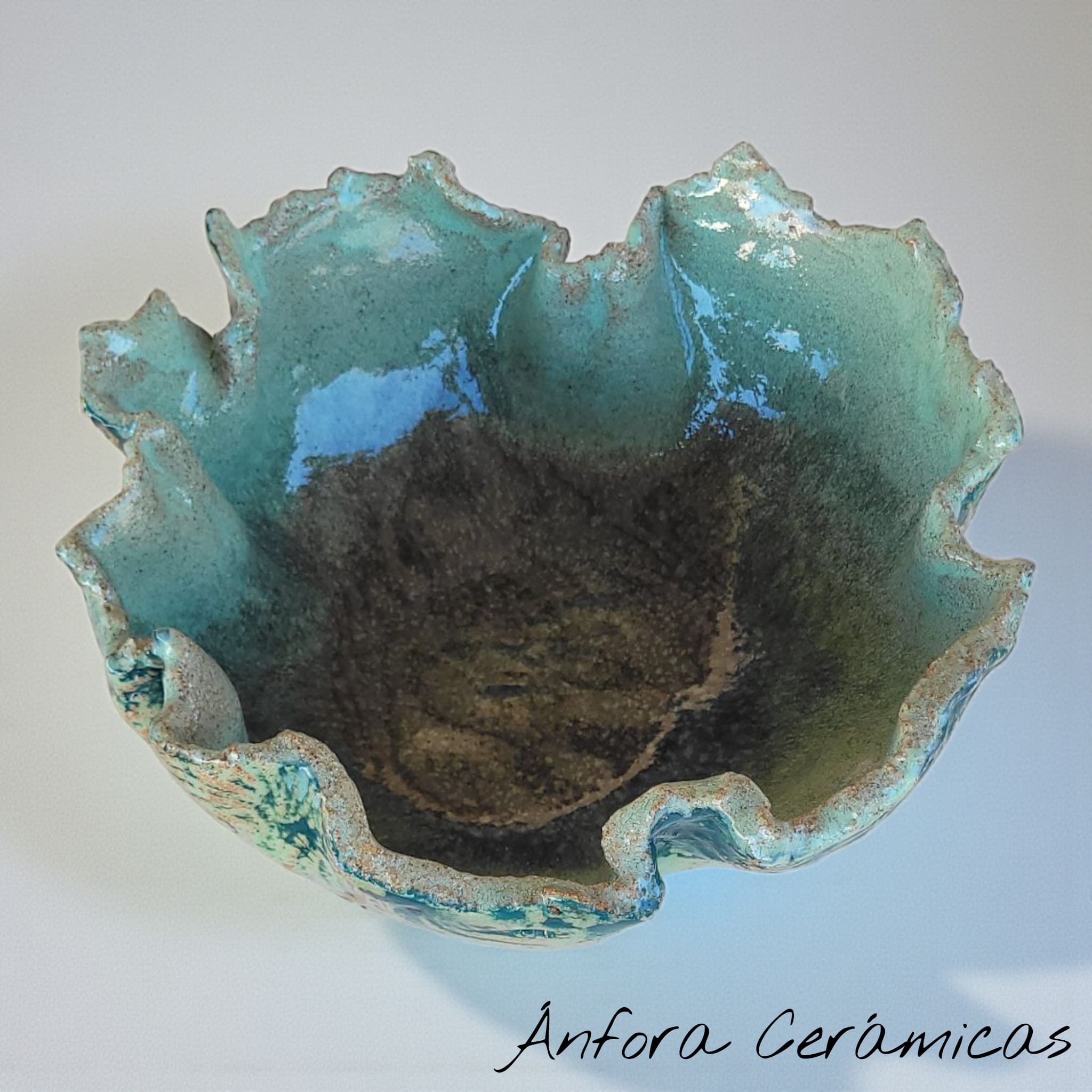 Cuenco Textura Verde claro