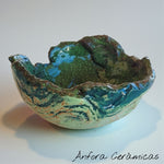 Cuenco Texturas Tonos verdes