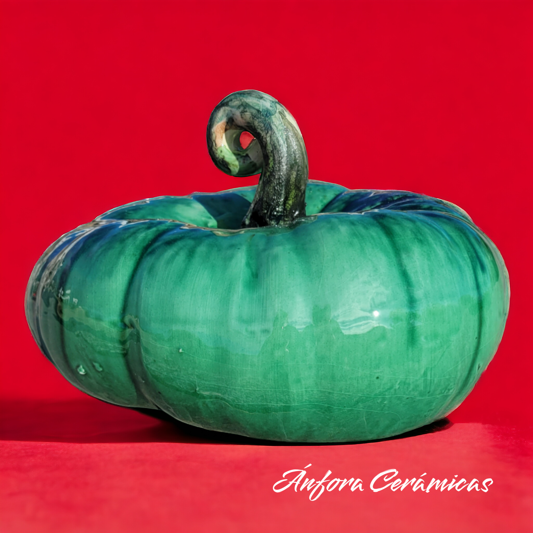 Calabaza de Cerámica Plana 2, verdura