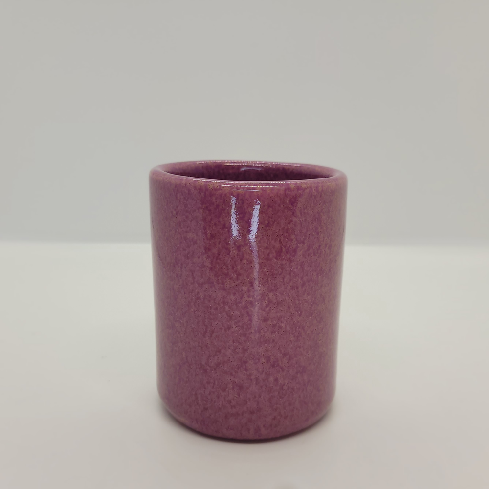 Vaso de gres color lila | Taller artesanal Ánfora Cerámicas